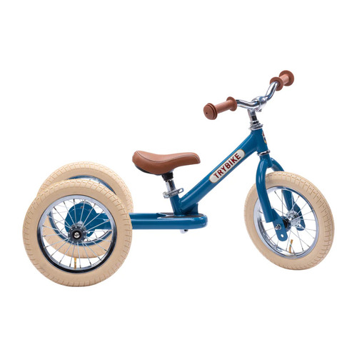 modele draisienne tricycle 2 en 1 bleu 3roues evolutive TRYBIKE 1